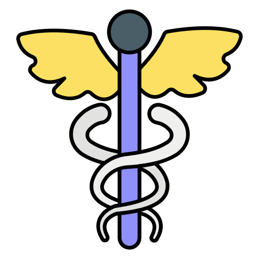 caduceo icono gratis