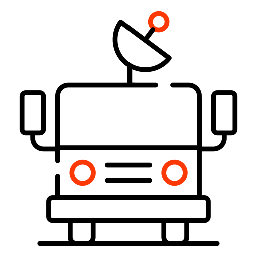 fourgon de diffusion Icône gratuit