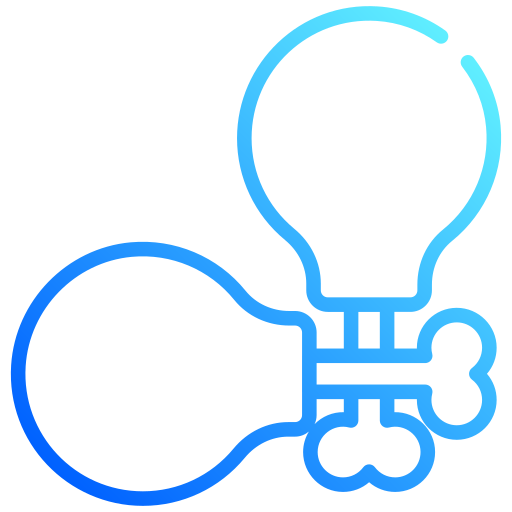 Chicken leg free icon