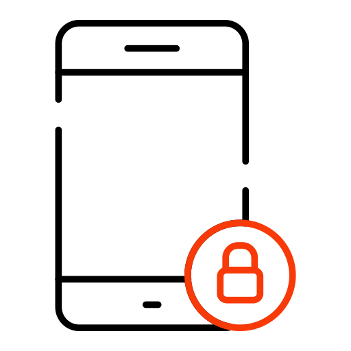 Mobile lock free icon Mobile lock free icon