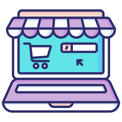 tienda en línea icono gratis