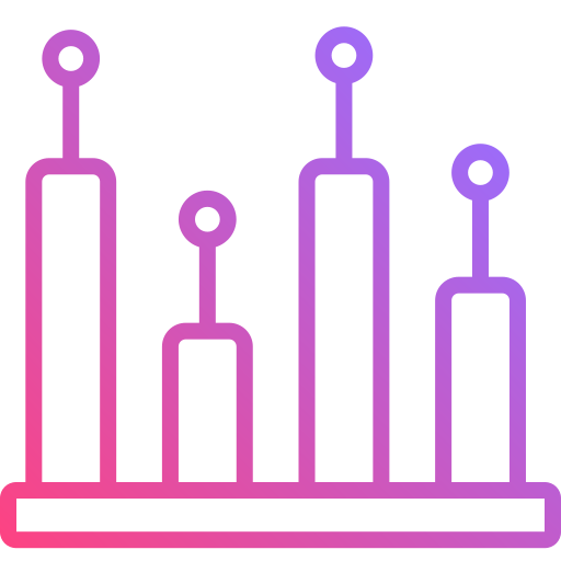 barra de gráfico icono gratis