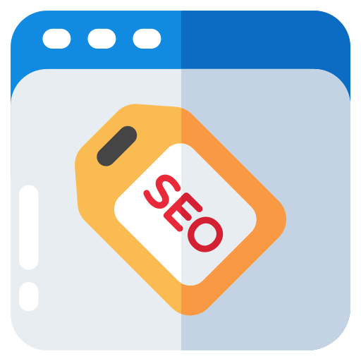 etiqueta seo icono gratis