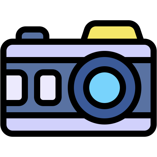 cámara de fotos icono gratis