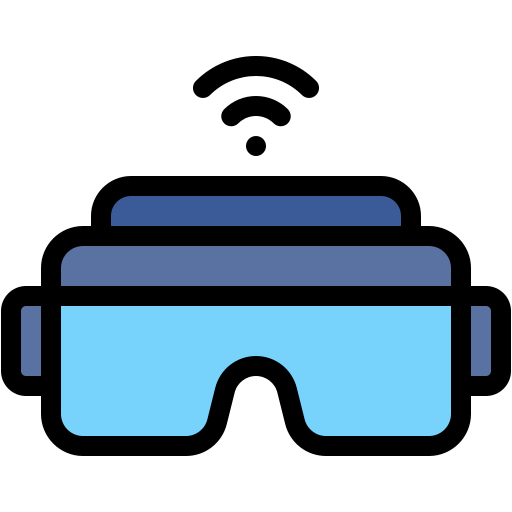 gafas de realidad virtual icono gratis