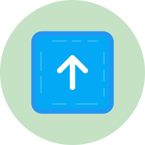 flecha arriba icono gratis