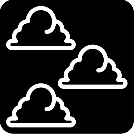 Cumulus cloud free icon