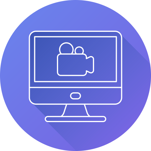 câmera de vídeo grátis ícone