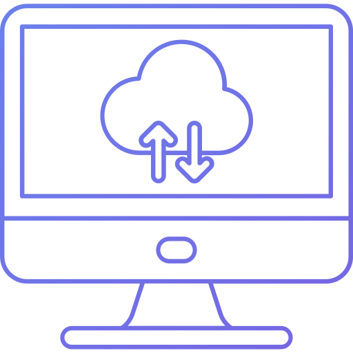 computación en la nube icono gratis