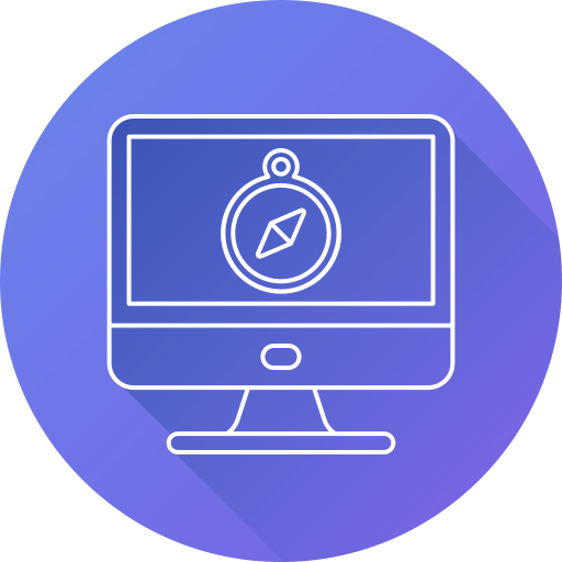 brújula icono gratis