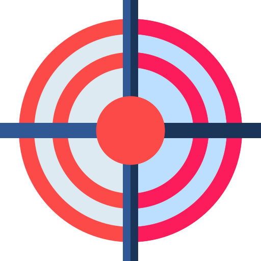 Target Basic Straight Flat icon