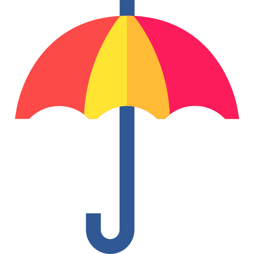 Umbrella Basic Straight Flat icon