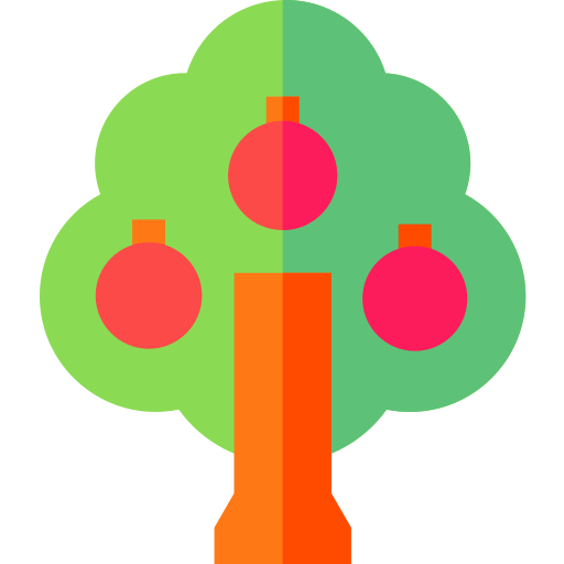 Árbol de frutas icono gratis