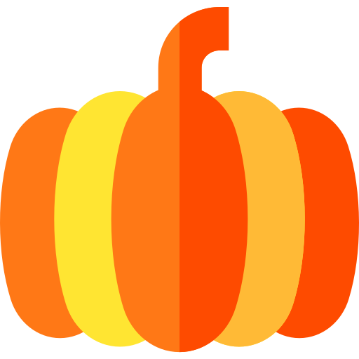 Pumpkin Basic Straight Flat Icon