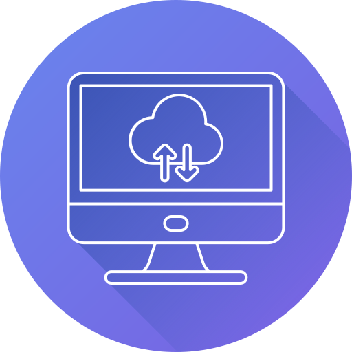computación en la nube icono gratis