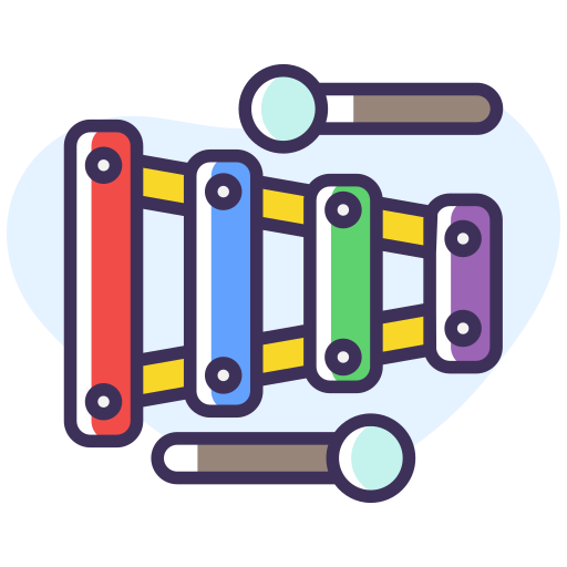 xilófono icono gratis