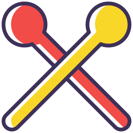 Drumsticks free icon Drumsticks free icon