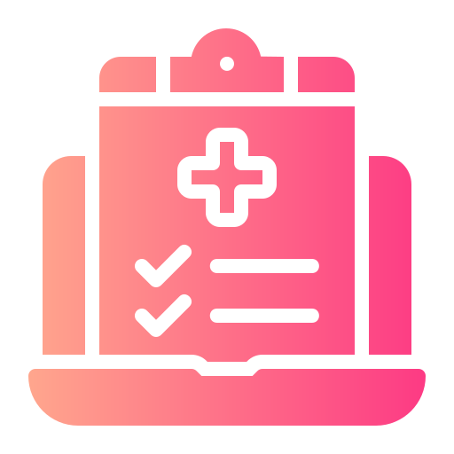 informe médico icono gratis