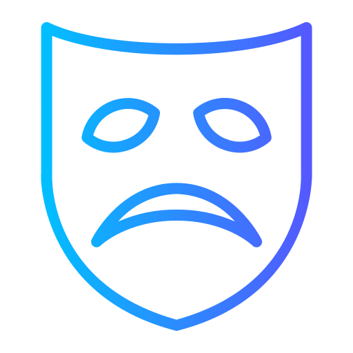 drama icono gratis