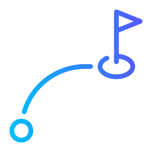 distância grátis ícone