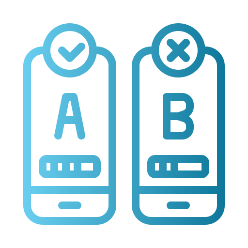 Ab testing free icon Ab testing free icon