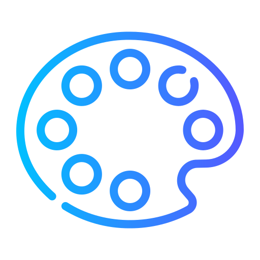 Paint palette free icon Paint palette free icon