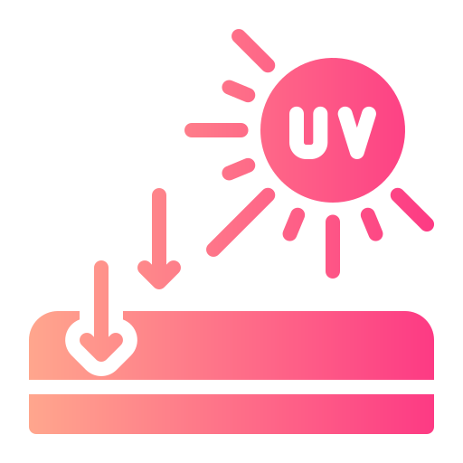 radiación uv icono gratis