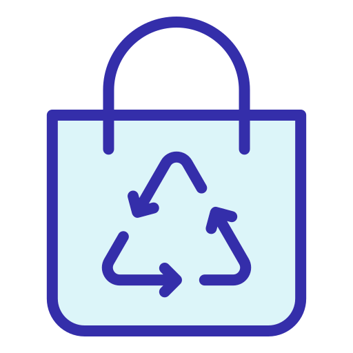 bolsa de reciclaje icono gratis