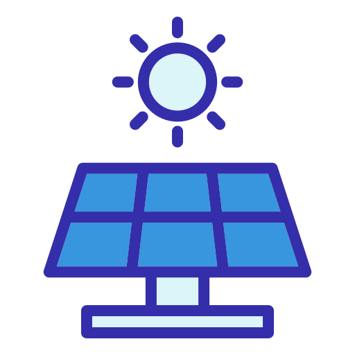 panel solar icono gratis