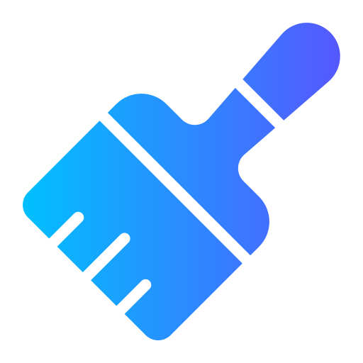 cepillo de pintura icono gratis