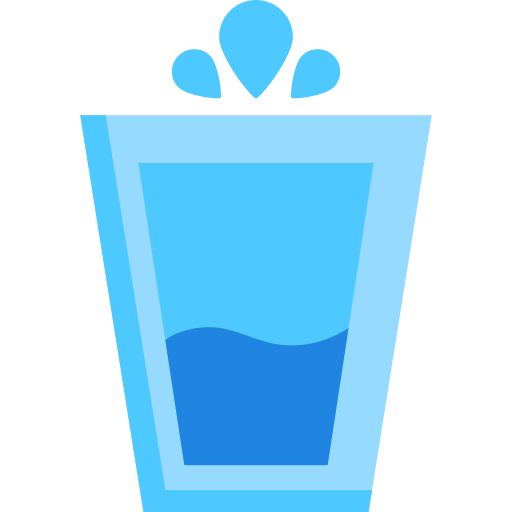 vaso de agua icono gratis