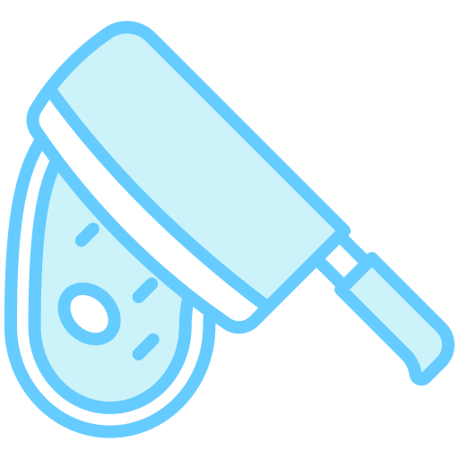 cuchillo de carnicero icono gratis