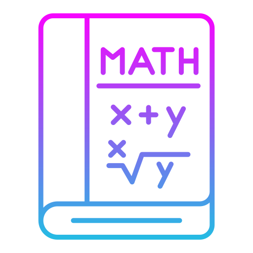 libro de matemáticas icono gratis