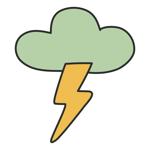 Thunder free icon Thunder free icon