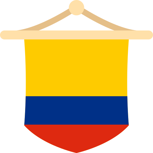 bandera colombia icono gratis