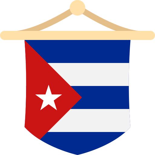 bandera de cuba icono gratis