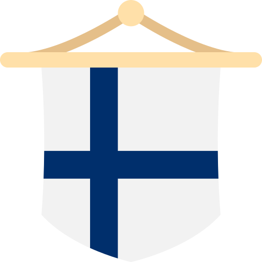 bandera de finlandia icono gratis