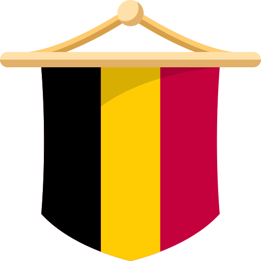 bandera de belgica icono gratis