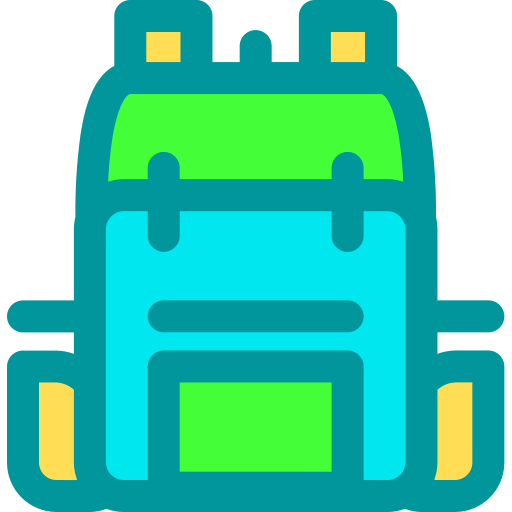 Backpack Berkahicon Lineal Color Icon