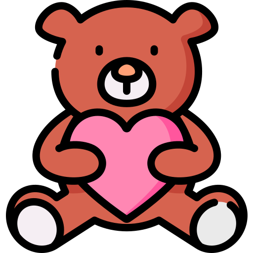 oso de peluche icono gratis