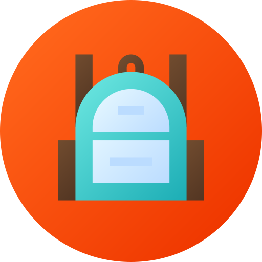 mochila icono gratis