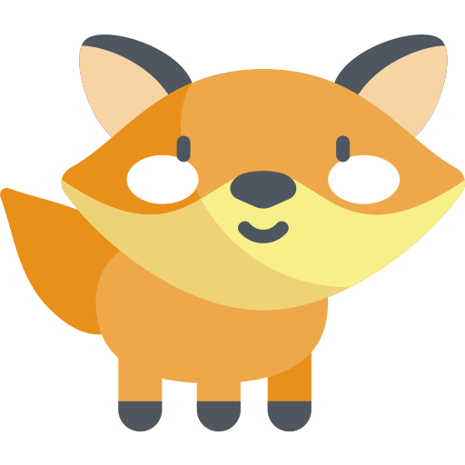 Fox Kawaii Flat icon