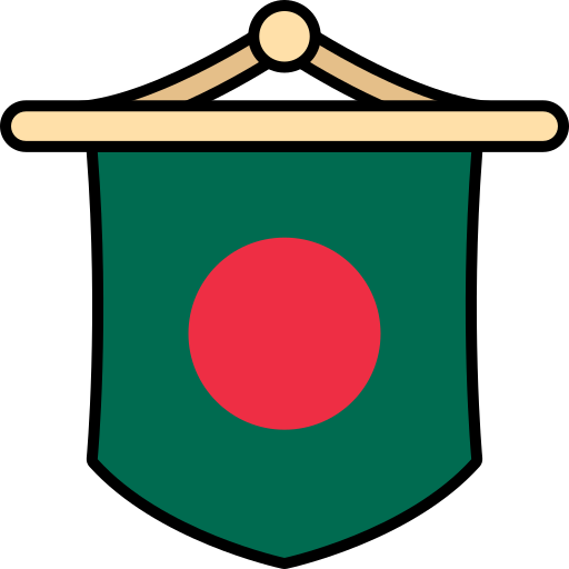 bandera de bangladesh icono gratis