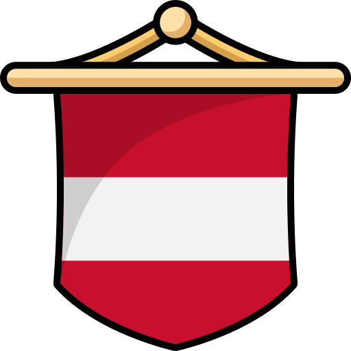 bandera de austria icono gratis