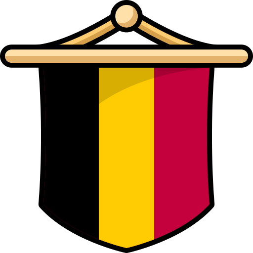 bandera de belgica icono gratis