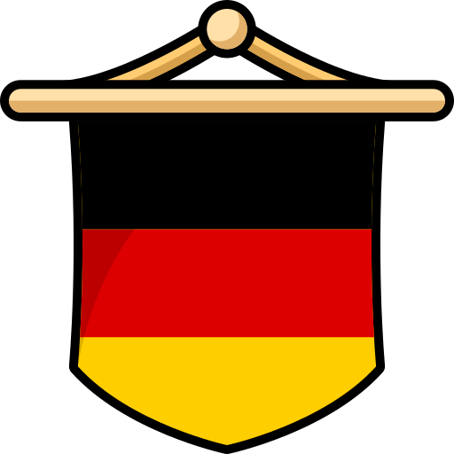 bandera de alemania icono gratis