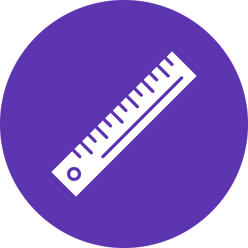 Ruler free icon