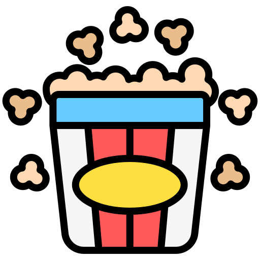 팝콘 무료 아이콘