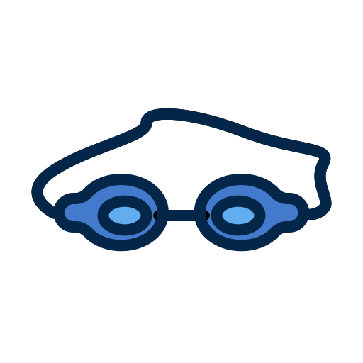 lunettes de natation Icône gratuit lunettes de natation Icône gratuit