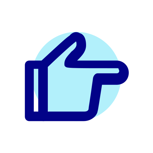 Right hand free icon